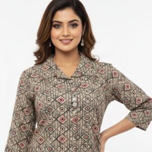 Pure Cotton Printed Short Co-Ord Set for Women