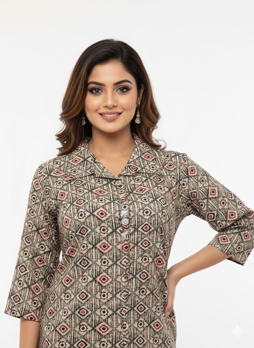 Pure Cotton Printed Short Co-Ord Set for Women